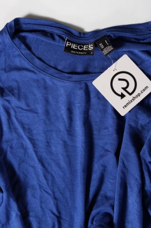 Γυναικεία μπλούζα Pieces, Μέγεθος S, Χρώμα Μπλέ, Τιμή 6,60 €