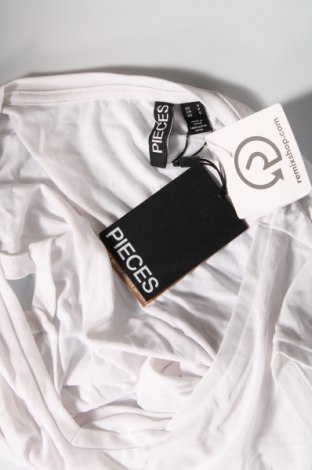 Γυναικεία μπλούζα Pieces, Μέγεθος S, Χρώμα Λευκό, Τιμή 8,04 €