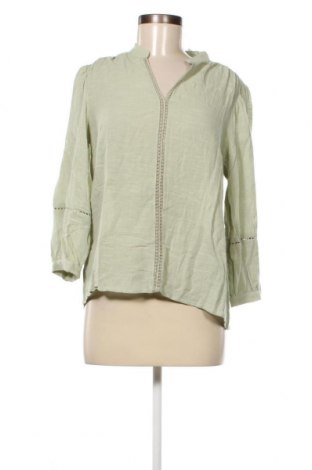 Γυναικεία μπλούζα Pieces, Μέγεθος M, Χρώμα Πράσινο, Τιμή 4,74 €