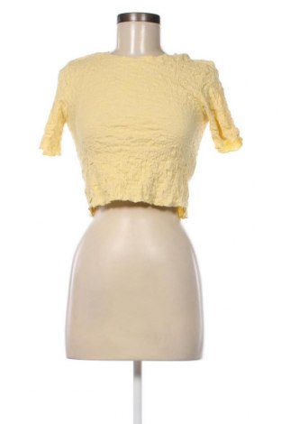 Γυναικεία μπλούζα Pieces, Μέγεθος XS, Χρώμα Κίτρινο, Τιμή 7,84 €