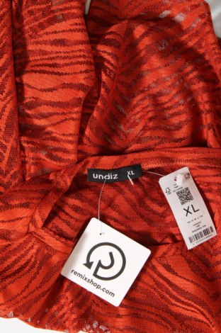 Γυναικεία μπλούζα Undiz, Μέγεθος XL, Χρώμα Πορτοκαλί, Τιμή 3,34 €