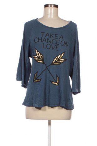 Damen Shirt Wildfox, Größe XS, Farbe Blau, Preis € 2,60