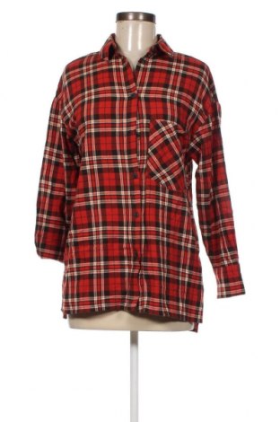 Γυναικείο πουκάμισο Bershka, Μέγεθος XS, Χρώμα Κόκκινο, Τιμή 5,36 €