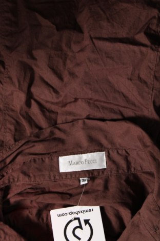Γυναικείο πουκάμισο Marco Pecci, Μέγεθος M, Χρώμα Καφέ, Τιμή 1,66 €
