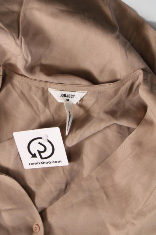 Γυναικείο πουκάμισο Object, Μέγεθος M, Χρώμα  Μπέζ, Τιμή 37,11 €