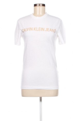 Dámské tričko Calvin Klein Jeans, Velikost XXS, Barva Bílá, Cena  783,00 Kč