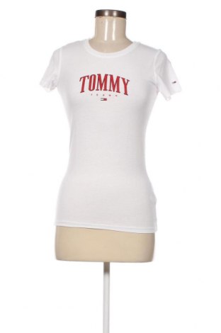 Damski T-shirt Tommy Hilfiger, Rozmiar XS, Kolor Biały, Cena 115,28 zł