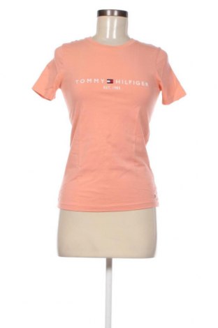 Дамска тениска Tommy Hilfiger, Размер XXS, Цвят Оранжев, Цена 44,20 лв.