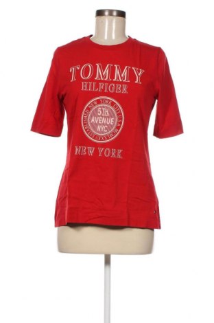 Дамска тениска Tommy Hilfiger, Размер L, Цвят Червен, Цена 44,20 лв.