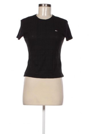 Дамска тениска Tommy Hilfiger, Размер XS, Цвят Черен, Цена 44,20 лв.