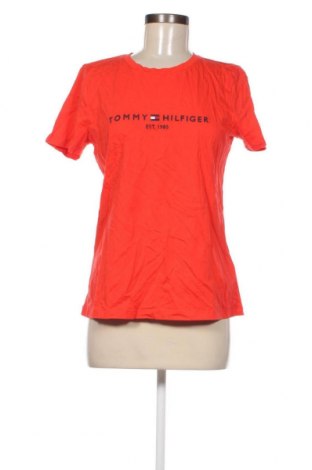 Дамска тениска Tommy Hilfiger, Размер M, Цвят Червен, Цена 44,20 лв.