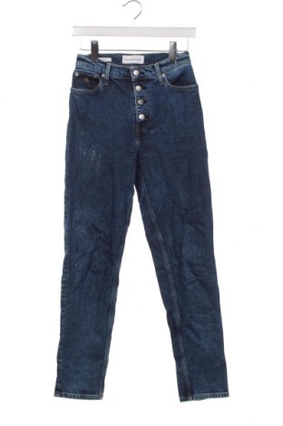 Дамски дънки Calvin Klein Jeans, Размер XS, Цвят Син, Цена 73,44 лв.