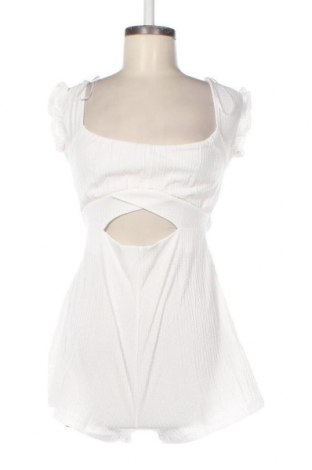 Damen Overall Bershka, Größe S, Farbe Weiß, Preis 31,96 €