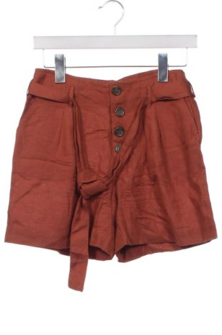 Дамски къс панталон ONLY, Размер XS, Цвят Кафяв, Цена 18,80 лв.