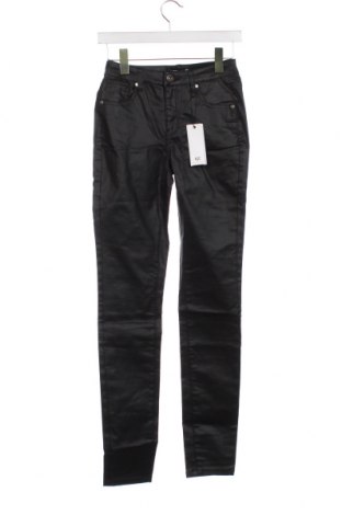 Γυναικείο παντελόνι δερμάτινο Ajc, Μέγεθος XXS, Χρώμα Μαύρο, Τιμή 5,22 €