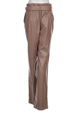 Pantaloni de piele pentru damă Mango, Mărime M, Culoare Maro, Preț 177,63 Lei