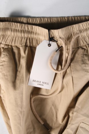 Γυναικείο παντελόνι Brave Soul, Μέγεθος S, Χρώμα  Μπέζ, Τιμή 9,42 €