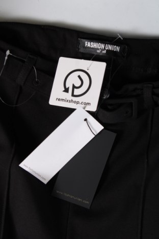 Γυναικείο παντελόνι Fashion Union, Μέγεθος XS, Χρώμα Μαύρο, Τιμή 5,83 €