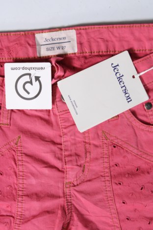 Дамски панталон Jeckerson, Размер M, Цвят Розов, Цена 146,00 лв.