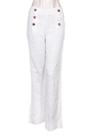 Дамски панталон Maison 123, Размер L, Цвят Бял, Цена 84,04 лв.