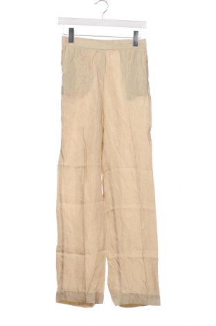 Дамски панталон Mango, Размер XS, Цвят Бежов, Цена 68,00 лв.