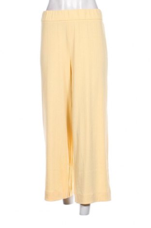 Pantaloni de femei Monki, Mărime L, Culoare Galben, Preț 25,79 Lei