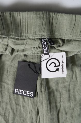 Pantaloni de femei Pieces, Mărime XS, Culoare Verde, Preț 177,63 Lei