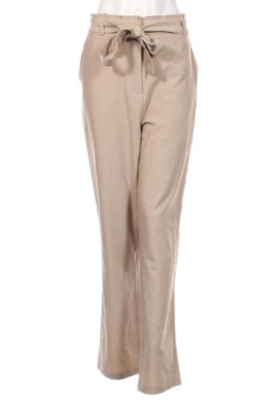Дамски панталон Pieces, Размер XL, Цвят Бежов, Цена 18,36 лв.