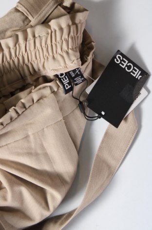 Γυναικείο παντελόνι Pieces, Μέγεθος S, Χρώμα  Μπέζ, Τιμή 6,96 €