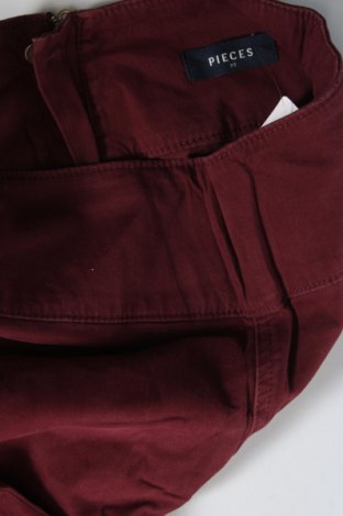 Dámske nohavice Pieces, Veľkosť XS, Farba Červená, Cena  2,15 €