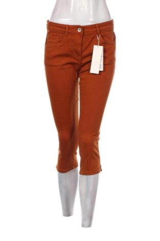 Дамски панталон Tom Tailor, Размер S, Цвят Кафяв, Цена 10,44 лв.