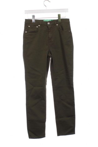 Дамски панталон United Colors Of Benetton, Размер XS, Цвят Зелен, Цена 9,57 лв.