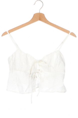 Γυναικείο αμάνικο μπλουζάκι Bershka, Μέγεθος S, Χρώμα Λευκό, Τιμή 8,22 €