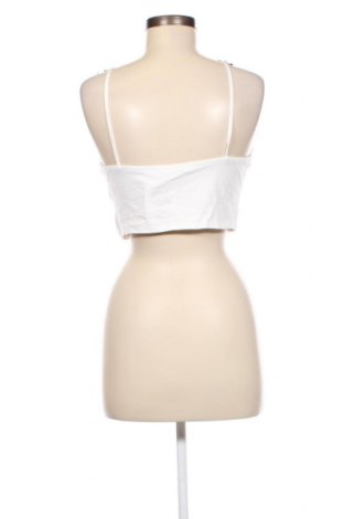 Γυναικείο αμάνικο μπλουζάκι Bershka, Μέγεθος XL, Χρώμα Λευκό, Τιμή 5,84 €