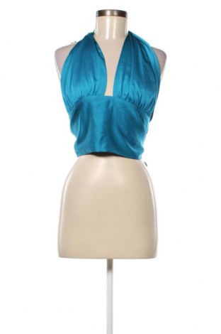 Γυναικείο αμάνικο μπλουζάκι Gina Tricot, Μέγεθος XL, Χρώμα Μπλέ, Τιμή 4,45 €
