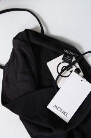 Γυναικείο αμάνικο μπλουζάκι Monki, Μέγεθος XS, Χρώμα Μαύρο, Τιμή 8,03 €