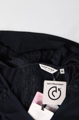 Γυναικείο αμάνικο μπλουζάκι Naf Naf, Μέγεθος XS, Χρώμα Μπλέ, Τιμή 3,59 €