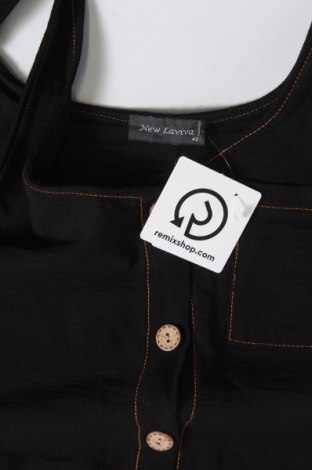 Γυναικείο αμάνικο μπλουζάκι New Laviva, Μέγεθος L, Χρώμα Μαύρο, Τιμή 14,95 €