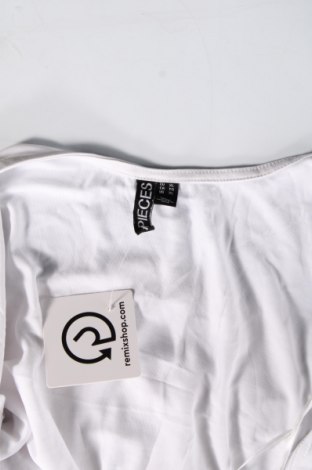Γυναικείο αμάνικο μπλουζάκι Pieces, Μέγεθος XL, Χρώμα Λευκό, Τιμή 7,93 €