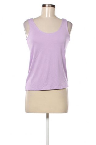 Γυναικείο αμάνικο μπλουζάκι Pieces, Μέγεθος XS, Χρώμα Βιολετί, Τιμή 9,88 €