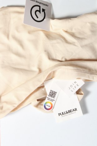 Damska koszulka na ramiączkach Pull&Bear, Rozmiar M, Kolor Beżowy, Cena 55,97 zł
