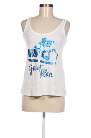 Γυναικείο αμάνικο μπλουζάκι Springfield, Μέγεθος M, Χρώμα Λευκό, Τιμή 5,29 €