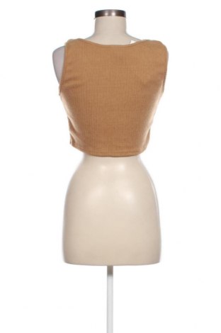 Γυναικείο αμάνικο μπλουζάκι Styleboom, Μέγεθος M, Χρώμα Καφέ, Τιμή 4,00 €