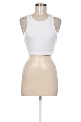 Γυναικείο αμάνικο μπλουζάκι Weekday, Μέγεθος M, Χρώμα Λευκό, Τιμή 8,87 €
