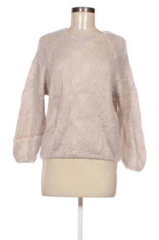 Дамски пуловер, Размер M, Цвят Екрю, Цена 4,64 лв.