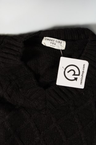 Дамски пуловер, Размер L, Цвят Черен, Цена 3,77 лв.