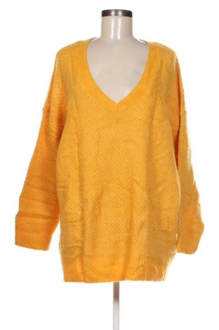 Γυναικείο πουλόβερ, Μέγεθος XL, Χρώμα Κίτρινο, Τιμή 2,51 €