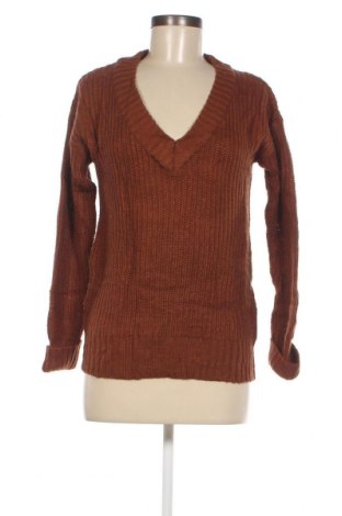 Γυναικείο πουλόβερ Brave Soul, Μέγεθος XS, Χρώμα Καφέ, Τιμή 2,33 €