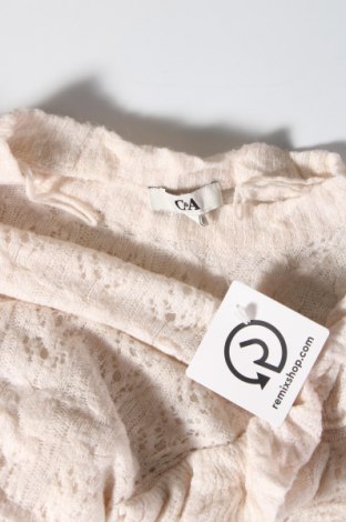 Дамски пуловер C&A, Размер L, Цвят Бял, Цена 8,70 лв.