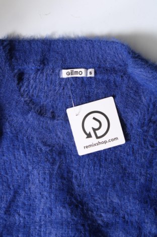 Дамски пуловер Gemo, Размер S, Цвят Син, Цена 4,64 лв.